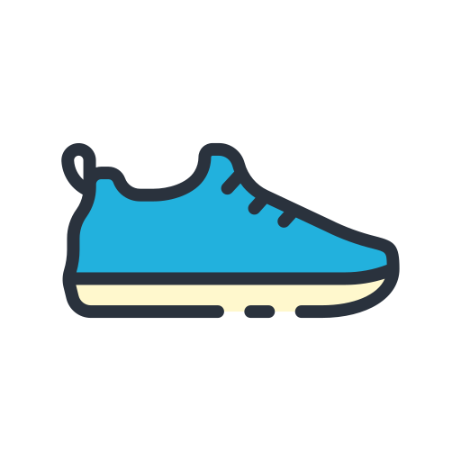 zapatos para correr icono gratis