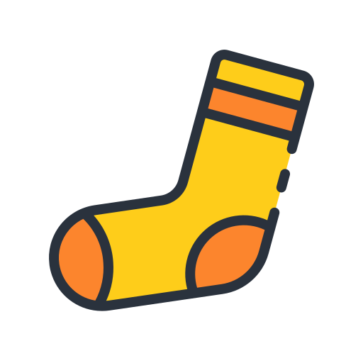 Sock Good Ware Lineal Color icon