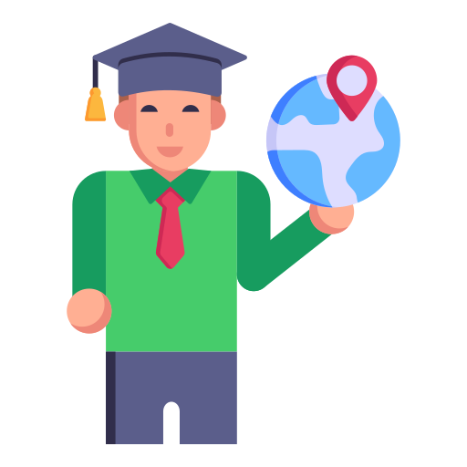 Distance learning free icon