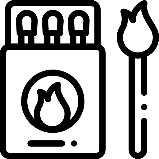 fósforos grátis ícone