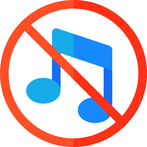 No music - Free technology icons