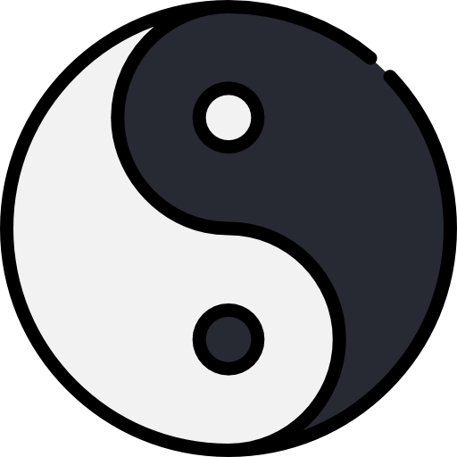 yin yang icono gratis