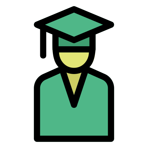 graduación icono gratis