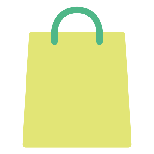 Shopping bag Basic Straight Filled icon