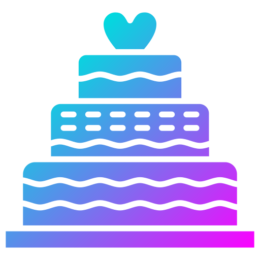 pastel de boda icono gratis