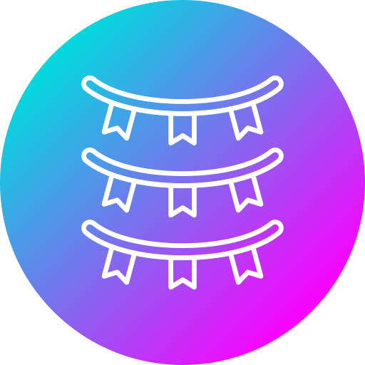 guirnalda icono gratis