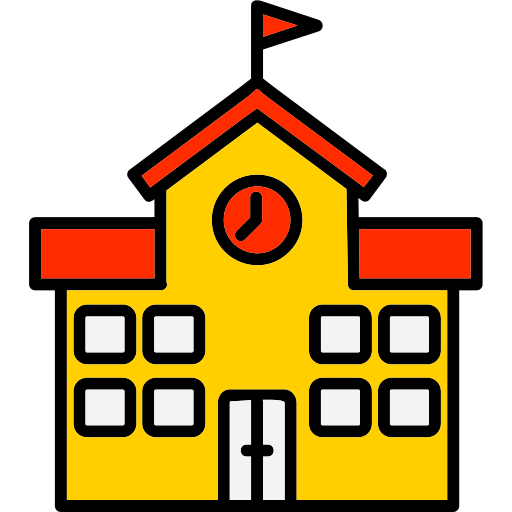 School - Free buildings icons