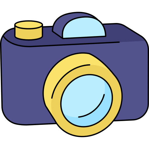 Camera Generic Thin Outline Color icon