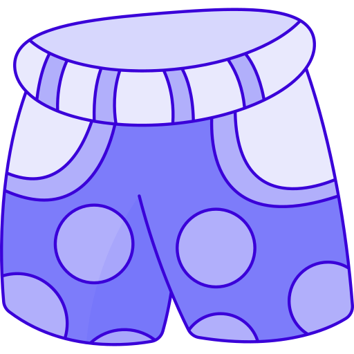 Shorts Generic Outline Color icon