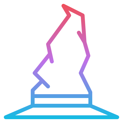 sombrero de bruja icono gratis