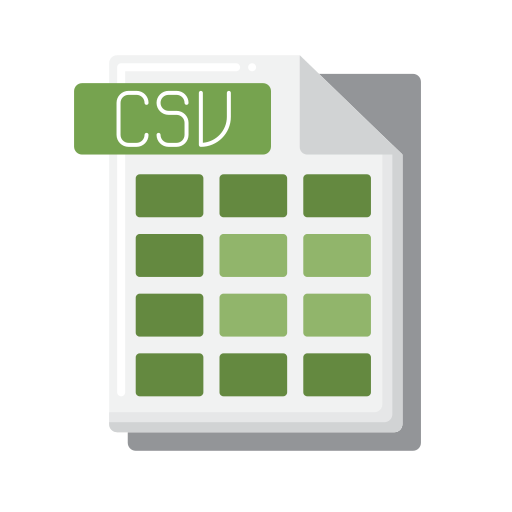 csv icono gratis