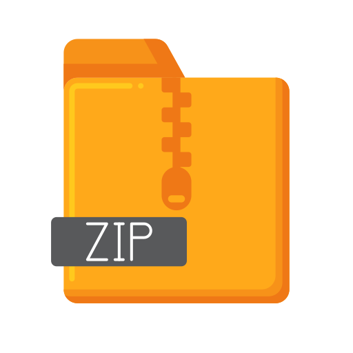 Zip - free icon