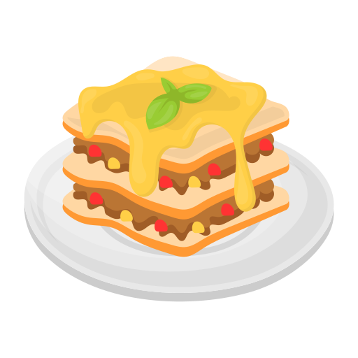 lasagne Icône gratuit