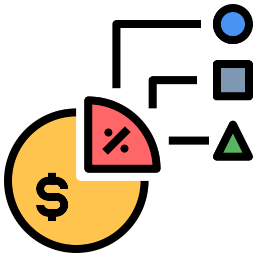 administración del dinero icono gratis