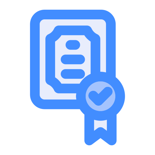 Сертификат бесплатно иконка