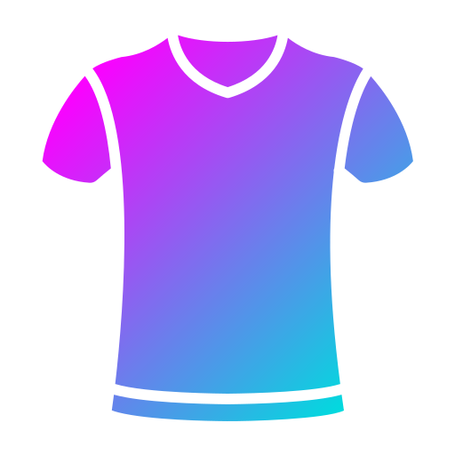 T shirt Generic Flat Gradient icon