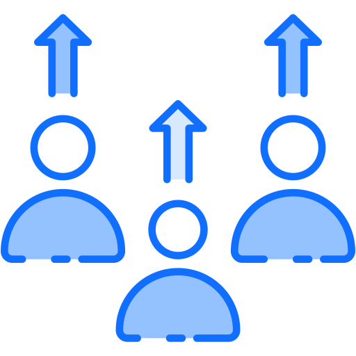 Growth Generic Blue icon