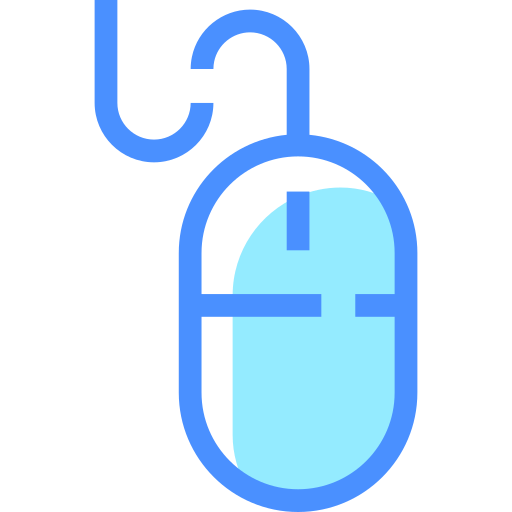 Mouse Generic Blue icon