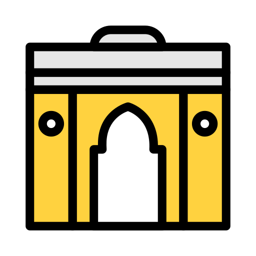 puerta de la india icono gratis