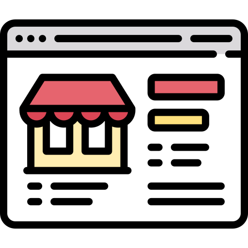 magasin en ligne Icône gratuit magasin en ligne Icône gratuit