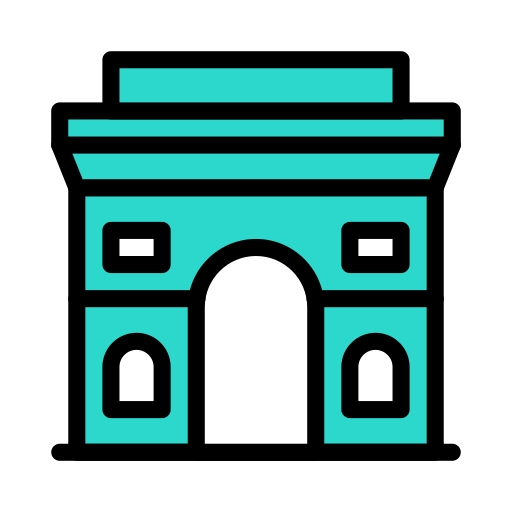 arco del triunfo icono gratis