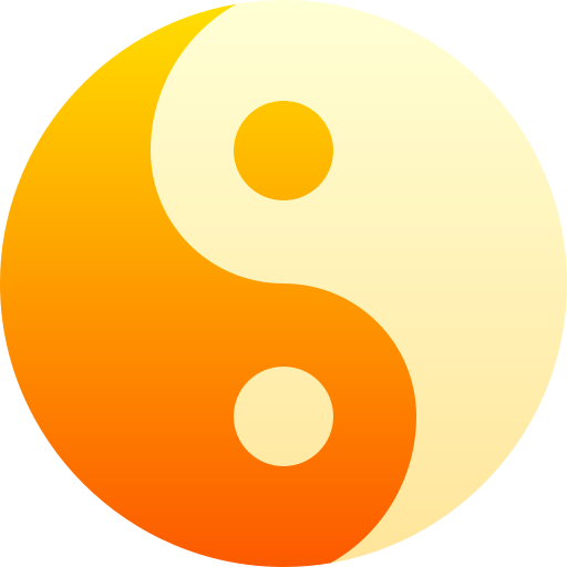 yin yang icono gratis