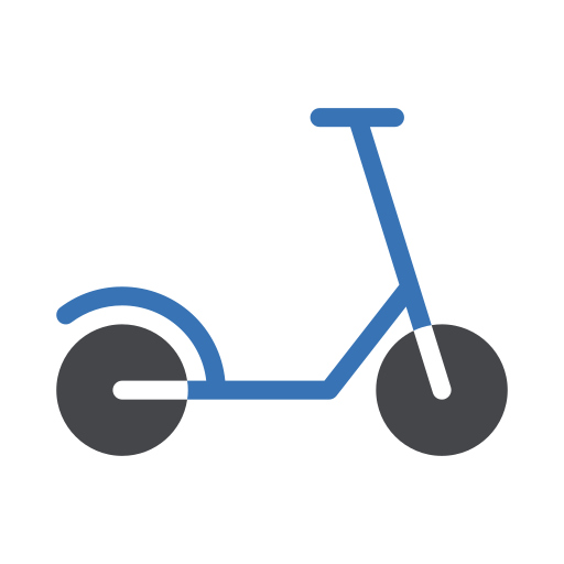 scooter electrico icono gratis