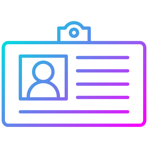 tarjeta de identificación icono gratis