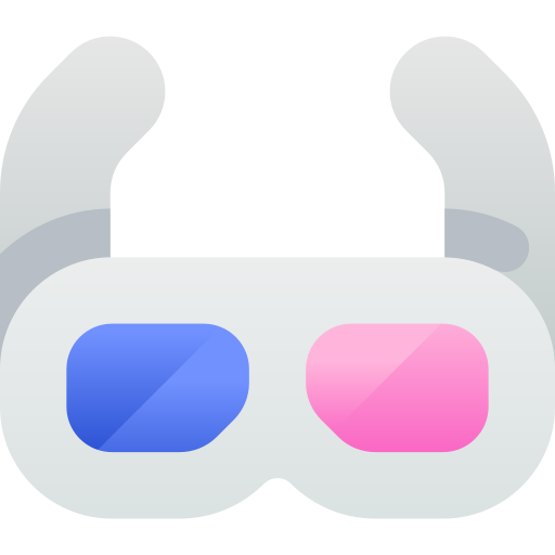 gafas 3d icono gratis