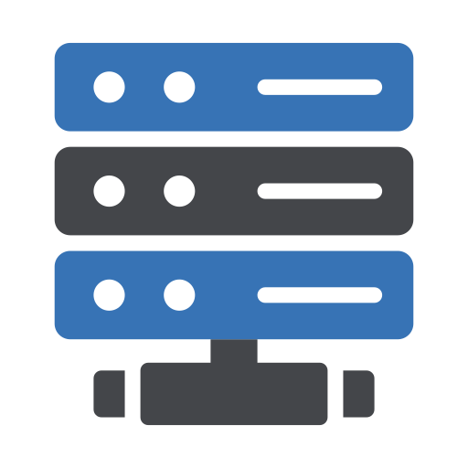 Server Generic Blue icon