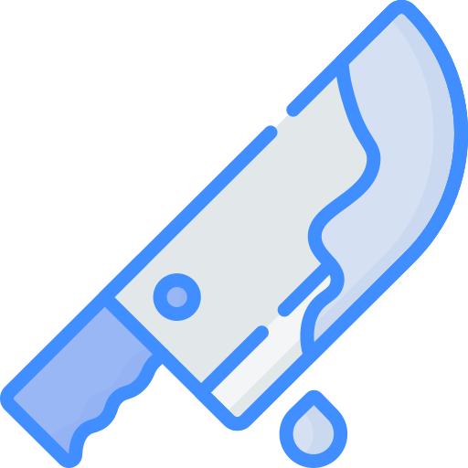 Knife Generic Blue icon