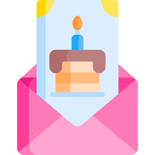 carte d'anniversaire Icône gratuit carte d'anniversaire Icône gratuit