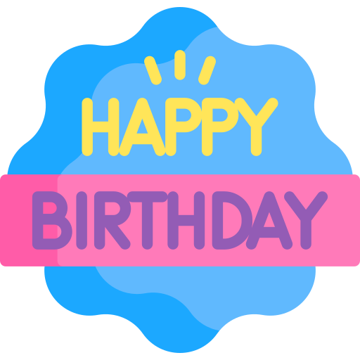 feliz cumpleaños icono gratis