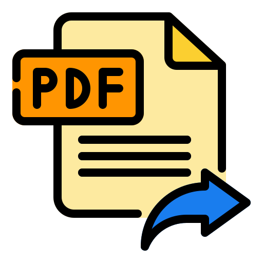 formato de archivo pdf icono gratis