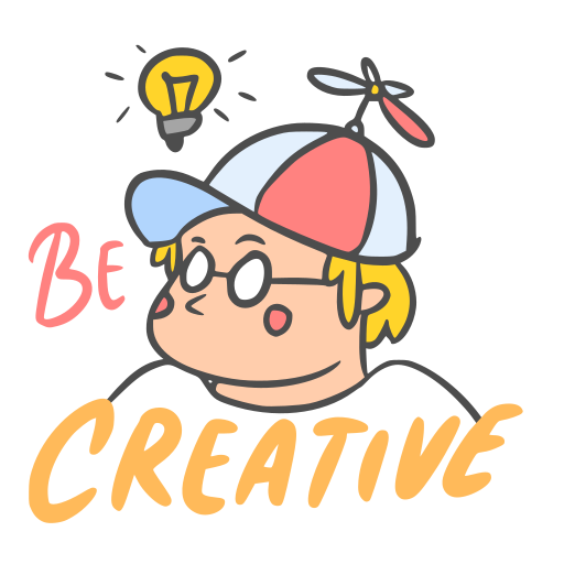 ser creativo gratis sticker