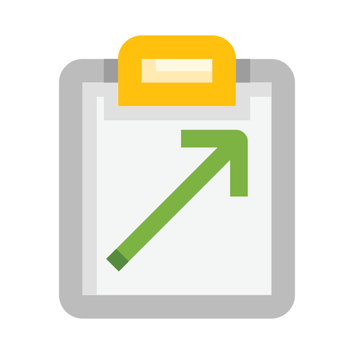 informe de venta icono gratis