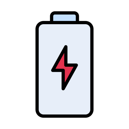 Battery Vector Stall Lineal Color icon