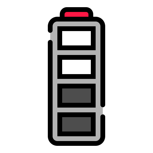 barra de batería icono gratis