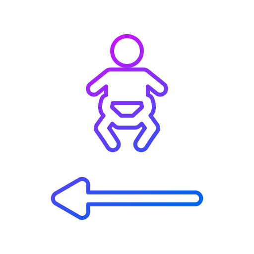 sala de lactancia icono gratis