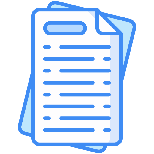 Document Generic Blue icon