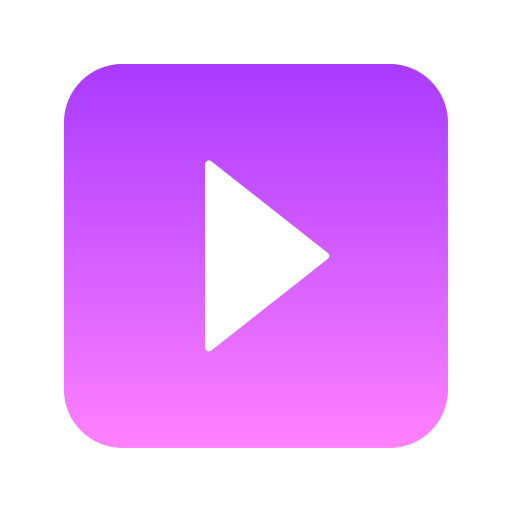 Video player Generic Flat Gradient icon