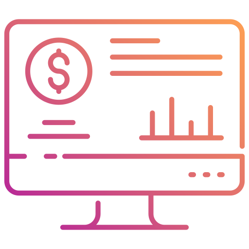 reporte de negocios icono gratis