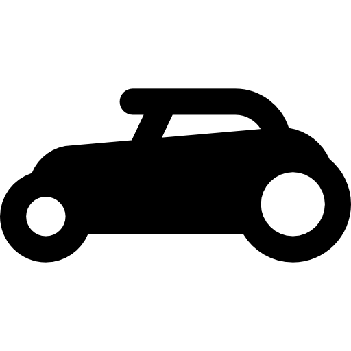 Wide rear wheel car Basic Rounded Filled icon