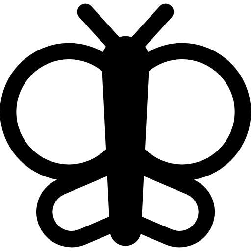 borboleta grátis ícone