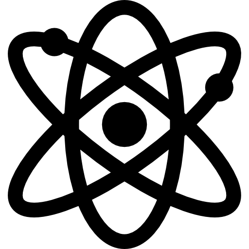 estructura atomica icono gratis