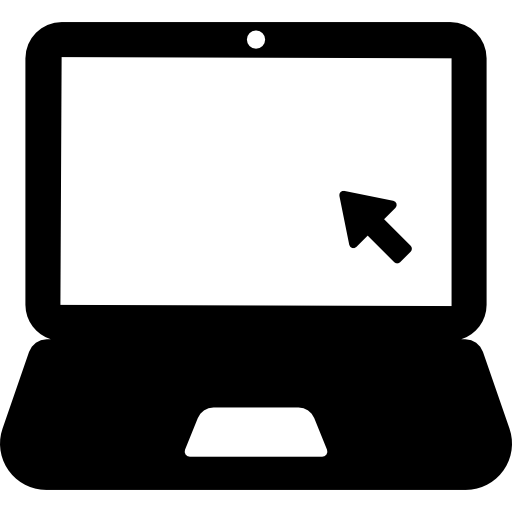 Schwarzer laptop - Kostenlose computer Icons