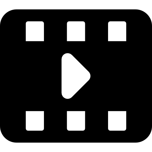 reproducción de películas icono gratis