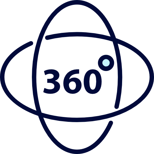 4d 360 degree icon