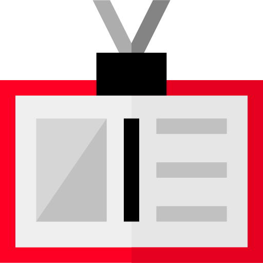 tarjeta de identificación icono gratis