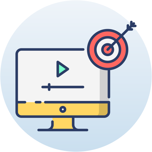 marketing vidéo Icône gratuit marketing vidéo Icône gratuit